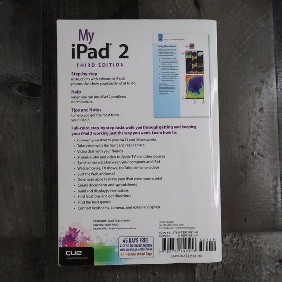 My iPad 2 Third Edition By Gary Rosenzweig Paperback Covers iOS 5 - Picture 3 of 9